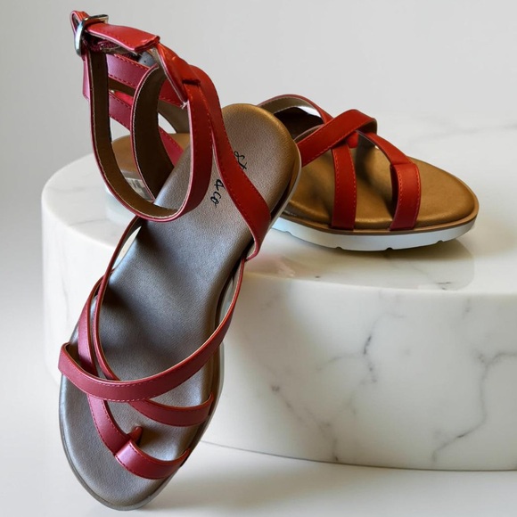 Style & Co. Shoes - Style & Co “Darlaap” Red Sandals New in Box - Size 8